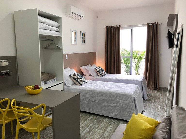 204 Vetra - Studio bem localizado para 4p