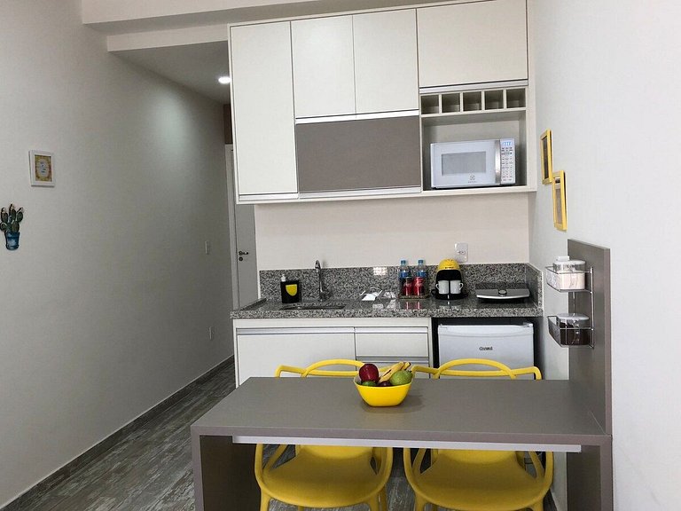 204 @flatsnagranja - Studio bem localizado para 3p