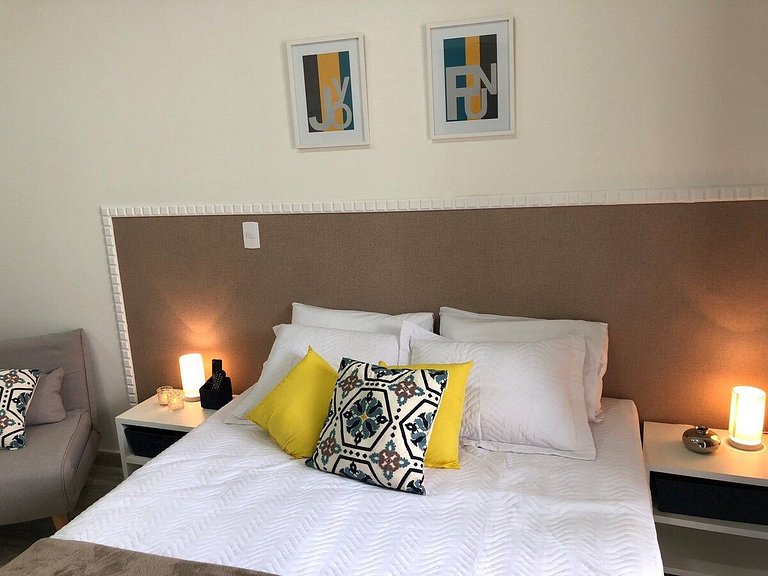 204 Vetra - Studio bem localizado para 4p