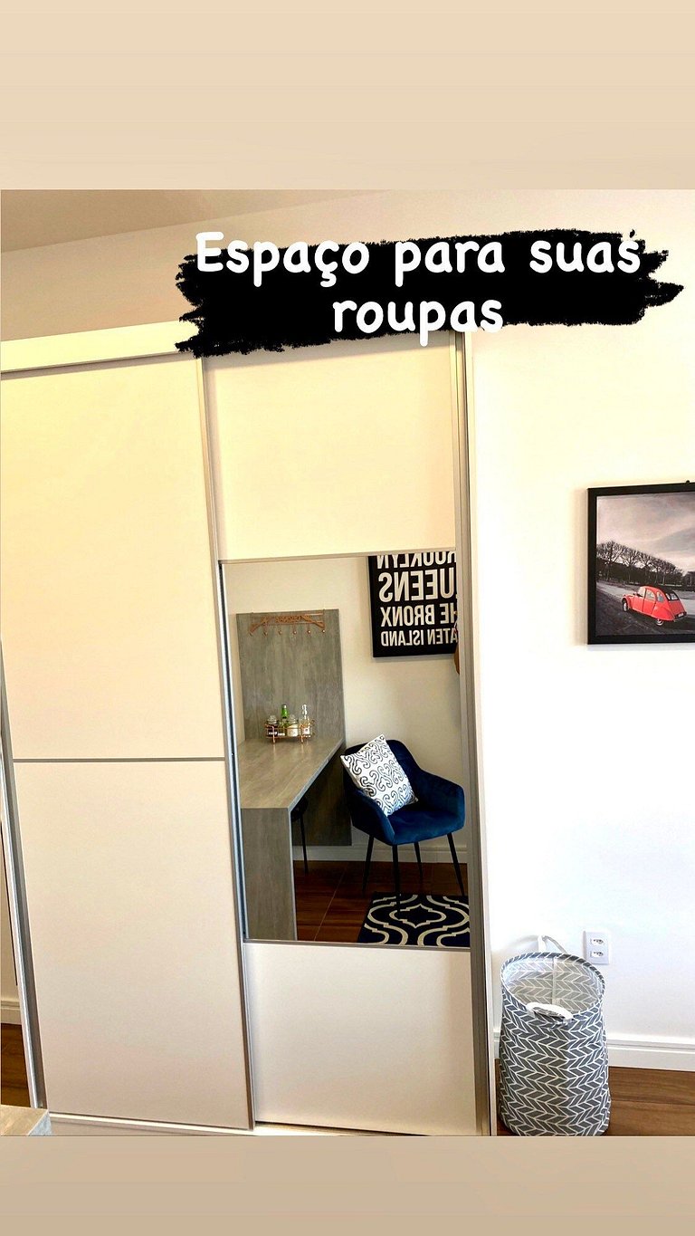 517 Vetra - Studio elegante com linda vista